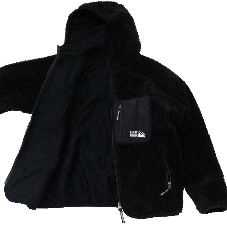FIRST DOWN ファーストダウン BOA PARKA ボア パーカー メンズ フーディー レディース ユニセックス 防寒 秋冬 ブラック ホワイト チャコール | FIRST DOWN | 15