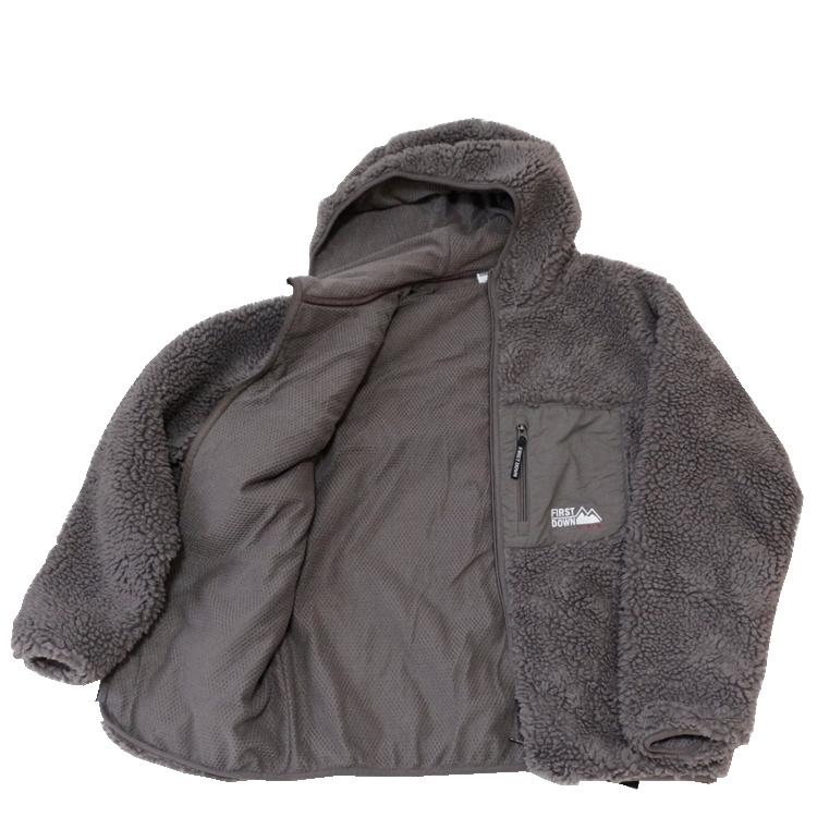 FIRST DOWN ファーストダウン BOA PARKA ボア パーカー メンズ フーディー レディース ユニセックス 防寒 秋冬 ブラック ホワイト チャコール | FIRST DOWN | 20