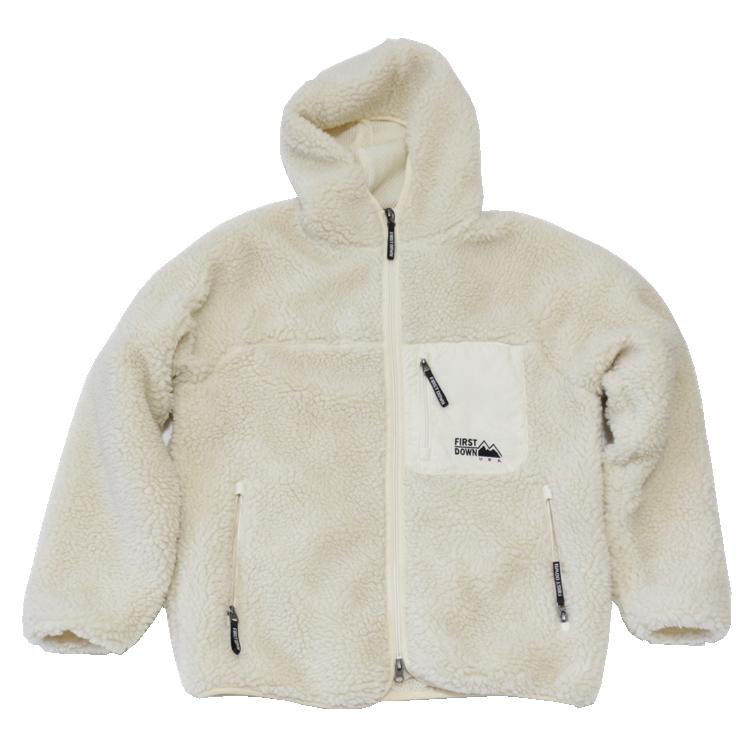 FIRST DOWN ファーストダウン BOA PARKA ボア パーカー メンズ フーディー レディース ユニセックス 防寒 秋冬 ブラック ホワイト チャコール | FIRST DOWN | 06