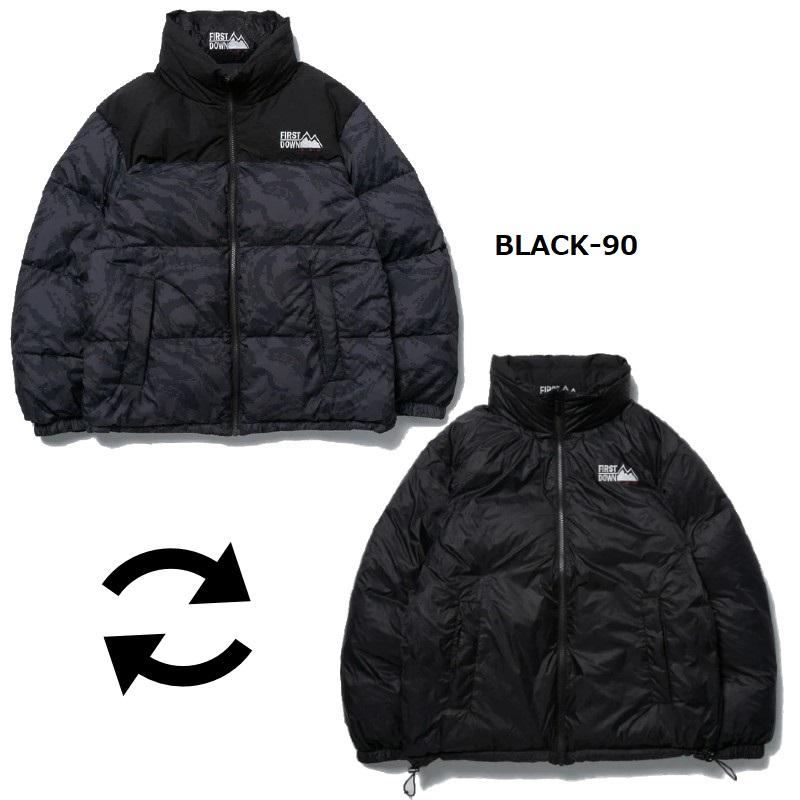 FIRST DOWN ファーストダウン バブルダウンジャケット リバーシブル BUBBLE DOWN JACKET カモフラ アウター 防寒 冬 ユニセックス カジュアル スポーツ | FIRST DOWN | 09