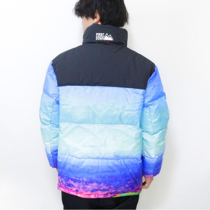 FIRST DOWN ファーストダウン バブルダウンジャケット リバーシブル BUBBLE DOWN JACKET アウター 防寒 冬 ユニセックス カジュアル スポーツ ストリート | FIRST DOWN | 02