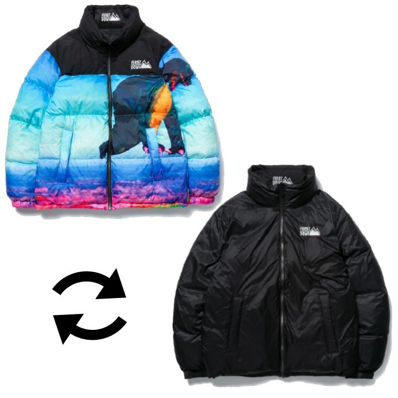 FIRST DOWN ファーストダウン バブルダウンジャケット リバーシブル BUBBLE DOWN JACKET アウター 防寒 冬 ユニセックス カジュアル スポーツ ストリート | FIRST DOWN | 03