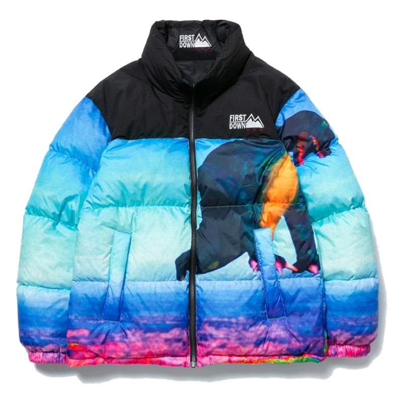 FIRST DOWN ファーストダウン バブルダウンジャケット リバーシブル BUBBLE DOWN JACKET アウター 防寒 冬 ユニセックス カジュアル スポーツ ストリート | FIRST DOWN | 04