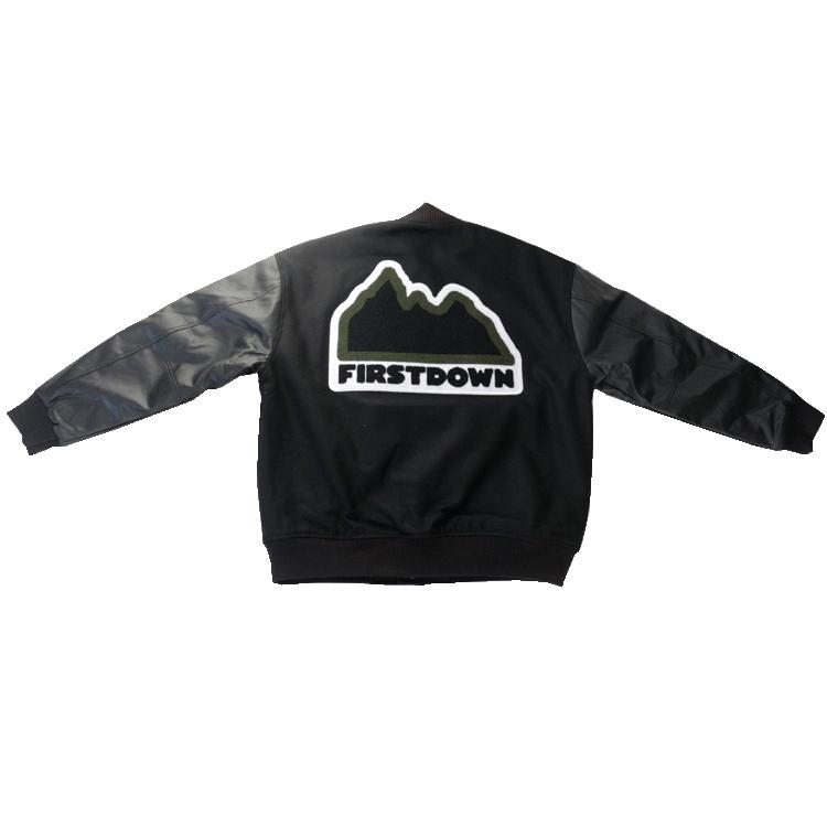 FIRST DOWN ファーストダウン VARSITY JACKET バーシティ ジャケット メンズ アウター 秋冬 中綿 冬服 秋服 M L XL ブラック ネイビー | FIRST DOWN | 10
