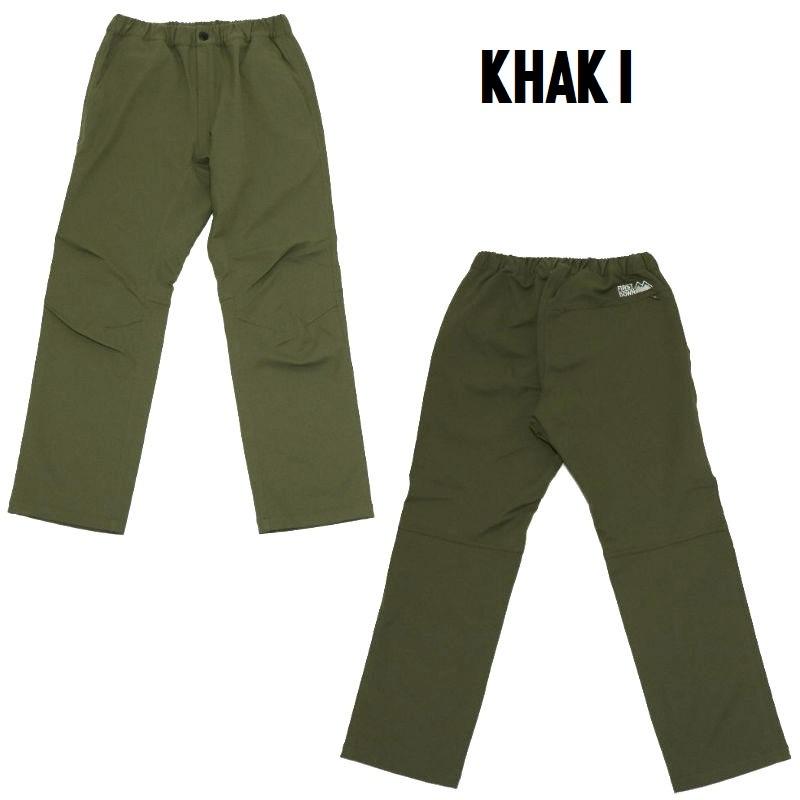 FIRST DOWN ファーストダウン STRETCH ACTIVE PANTS アクティブパンツ メンズ ボトムス ストレッチ シンプル カジュアル ブラック カーキ ブラウン | FIRST DOWN | 01