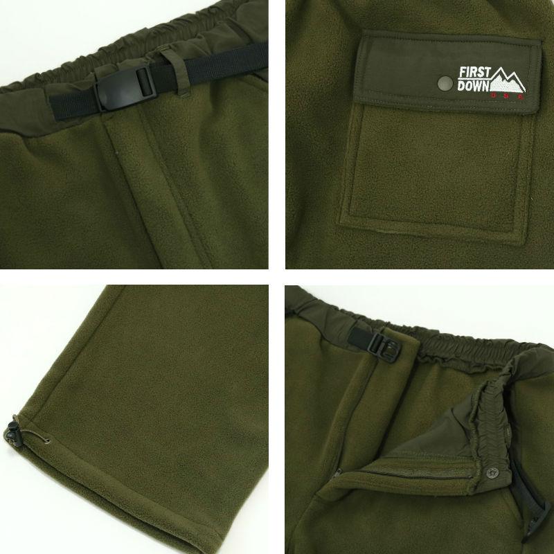 ファーストダウン FIRST DOWN MICRO FLEECE PANTS フリースパンツ ボトムス メンズ 秋冬 防寒 | FIRST DOWN | 03