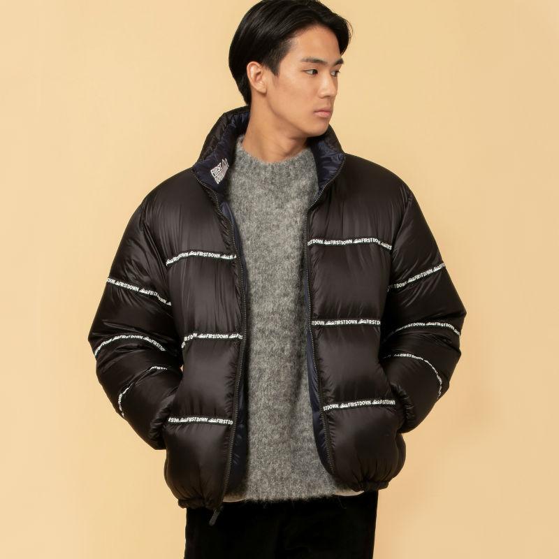 FIRST DOWN ファーストダウン REVERSIBLE DOWN JACKET WITH TAPE リバーシブル ダウンジャケット アウター メンズ 防寒 カジュアル | FIRST DOWN | 08
