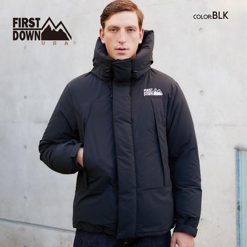 FIRST DOWN ジャケット ジャンパー アウター ダウン M【CT769】 FIRST DOWN USA ファーストダウン ジャケット PIPING MOUNTAIN