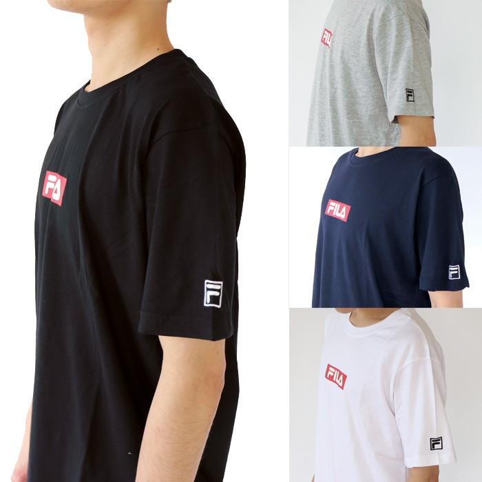 フィラ Tシャツ Men's ボックスロゴプリントTシャツ 半袖 tシャツ ロゴ メンズ レディース | FILA | 10