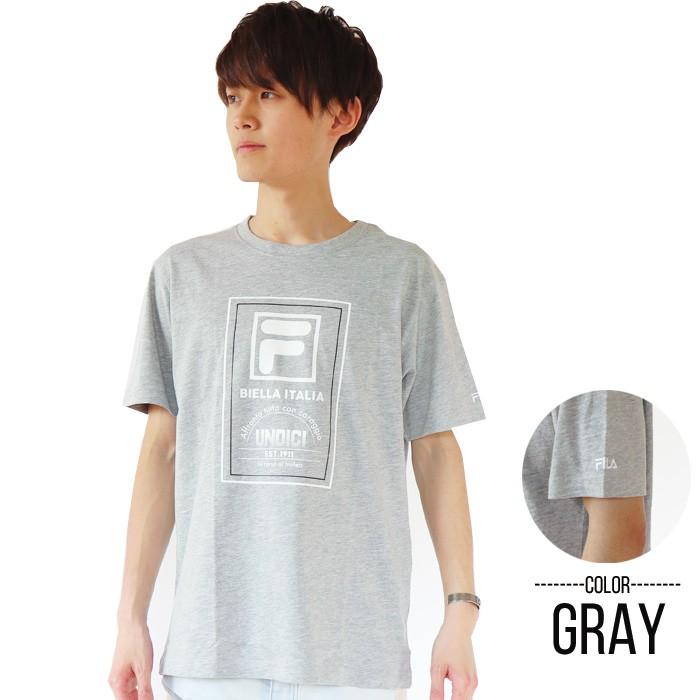 FILA フィラ Tシャツ Men's デザインプリント半袖Tシャツ 半袖 カットソー  M L XL XXL | FILA | 06