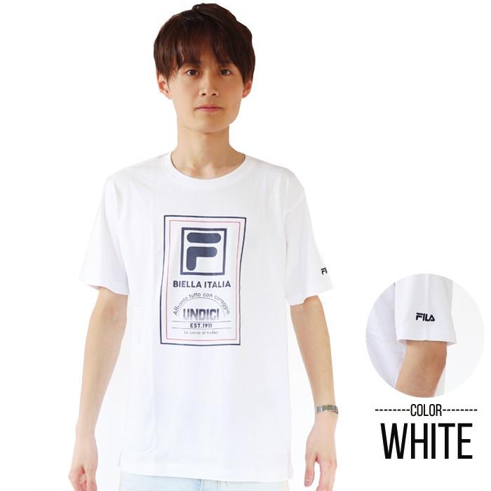 FILA フィラ Tシャツ Men's デザインプリント半袖Tシャツ 半袖 カットソー  M L XL XXL | FILA | 08