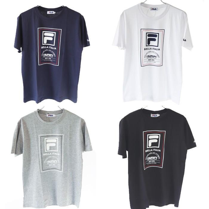 フィラデフェール　MプリントTシャツ FILA フィラ Tシャツ メンズ ブランド おしゃれ 半袖 トップス