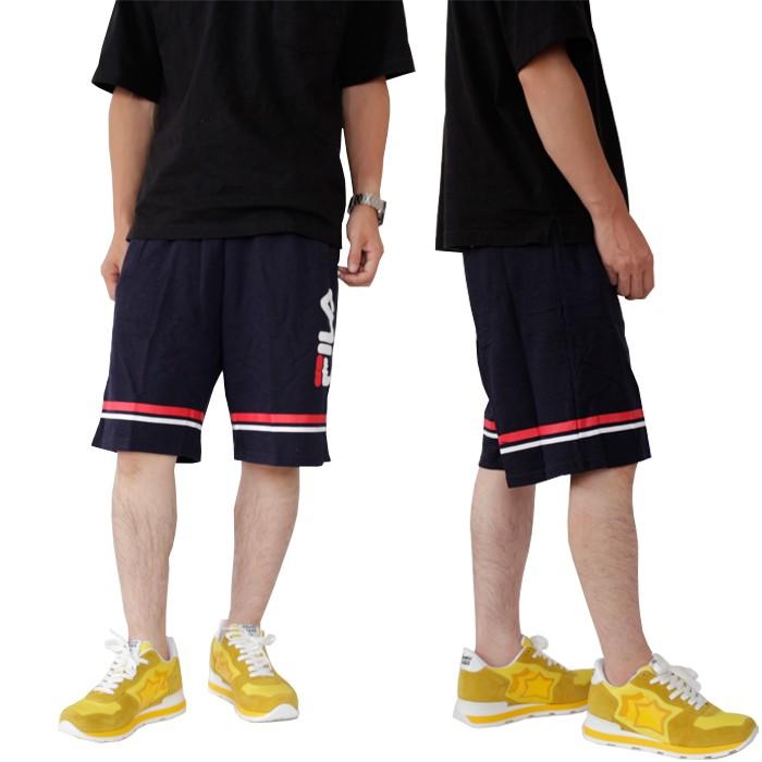 FILA フィラ ラインプリントミニ裏毛ハーフパンツ ブランド スポーツ メンズ レディース M L XL XXL |  | 06