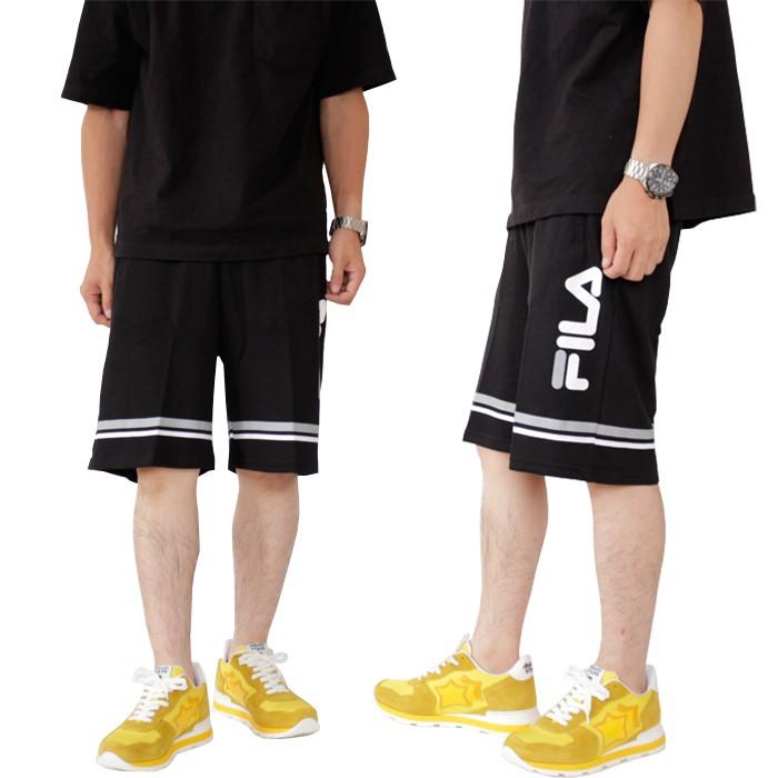 FILA フィラ ラインプリントミニ裏毛ハーフパンツ ブランド スポーツ メンズ レディース M L XL XXL |  | 08