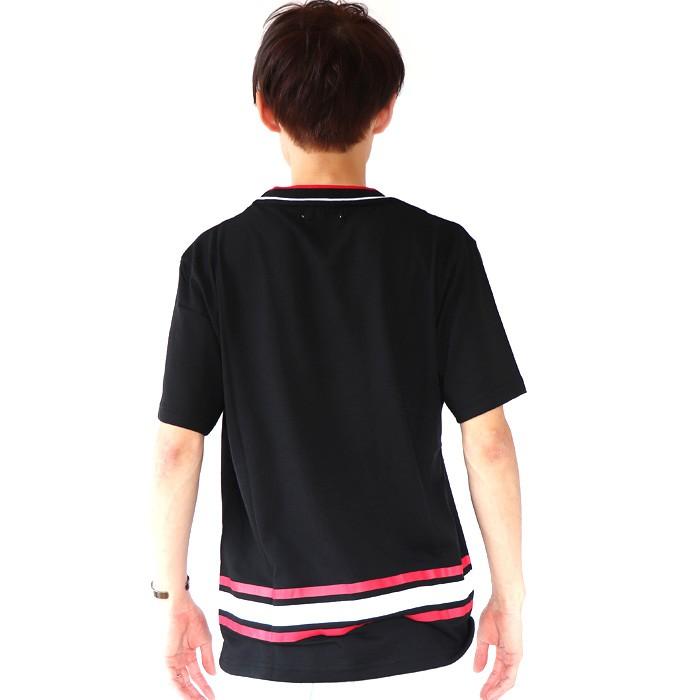FILA フィラ Tシャツ Men's ラインリブパイピング半袖Tシャツ サマー 春 夏 M L XL XXL | FILA | 06