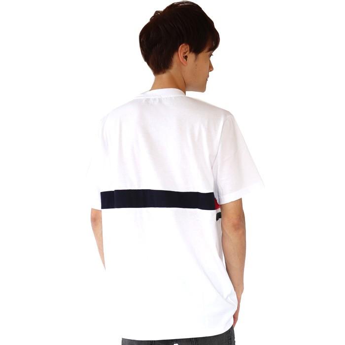FILA Tシャツ Men's 切替ラインロゴTシャツ 半袖 トップス ウィメンズ | FILA | 07