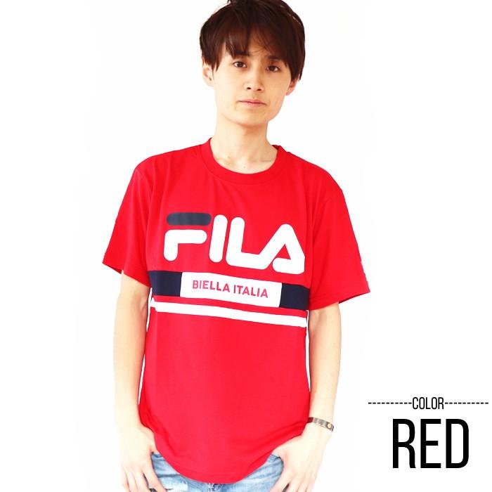 FILA Tシャツ Men's 切替ラインロゴTシャツ 半袖 トップス ウィメンズ | FILA | 08
