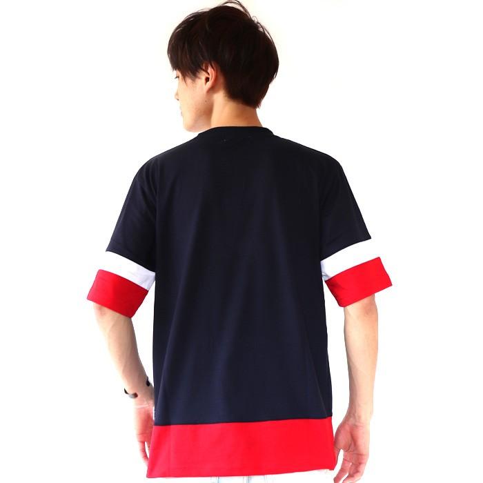 FILA フィラ メンズ レディース Tシャツ Men's 袖バイカラーTシャツ tee トップス スポーツ XL XXL 2L 3L | FILA | 07