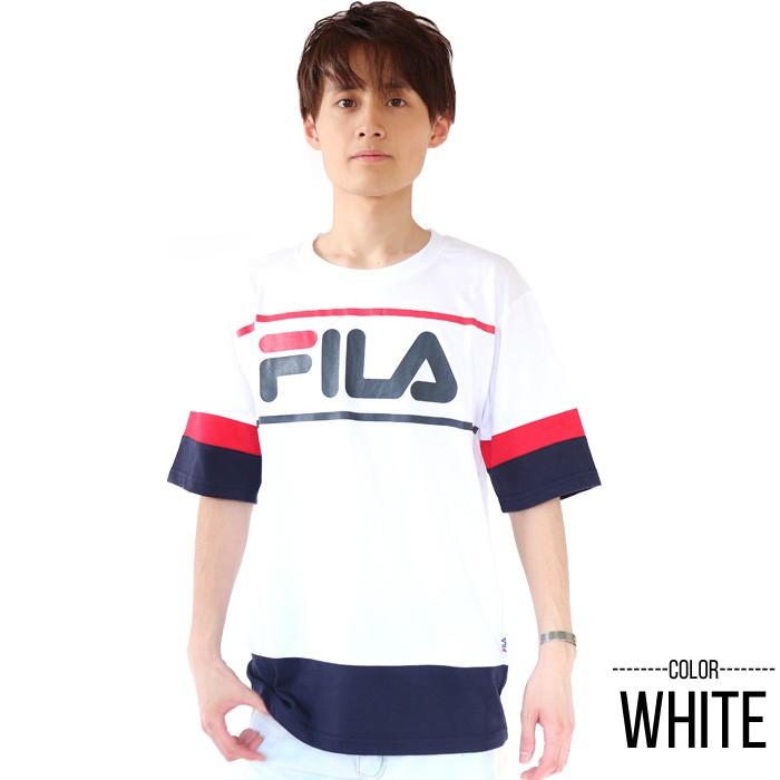 FILA フィラ メンズ レディース Tシャツ Men's 袖バイカラーTシャツ tee トップス スポーツ XL XXL 2L 3L | FILA | 08
