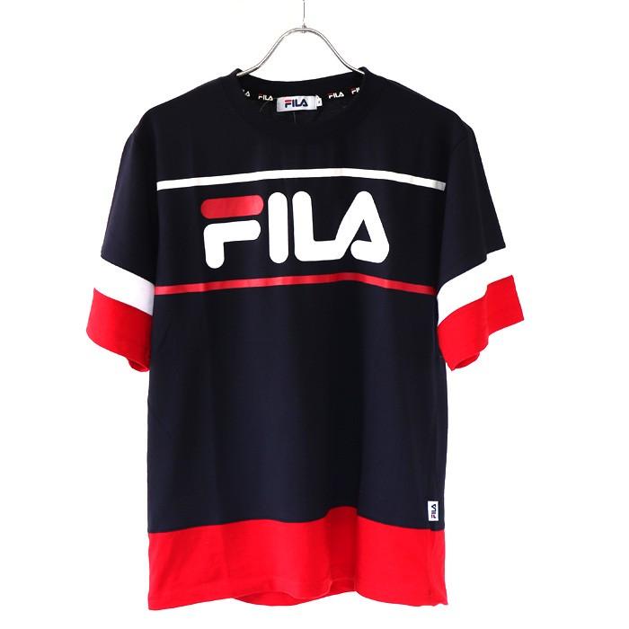 FILA フィラ メンズ レディース Tシャツ Men's 袖バイカラーTシャツ tee トップス スポーツ XL XXL 2L 3L | FILA | 11
