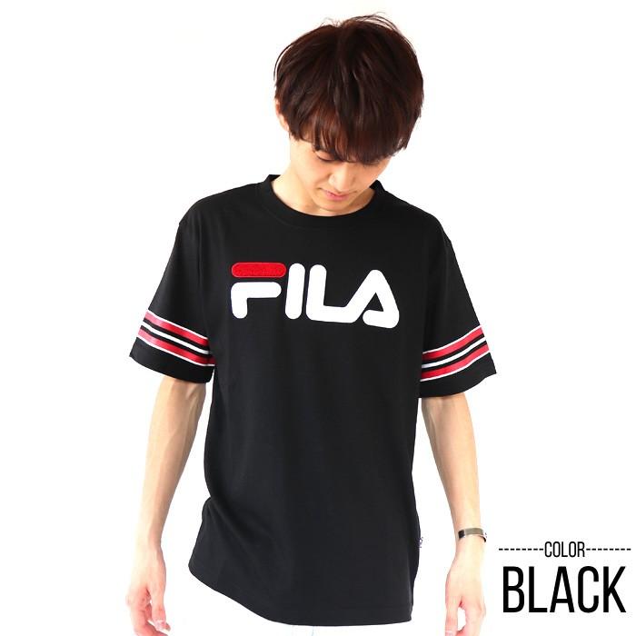 FILA フィラ Tシャツ Men's サガラワッペンTシャツ 半袖 トップス | FILA | 04
