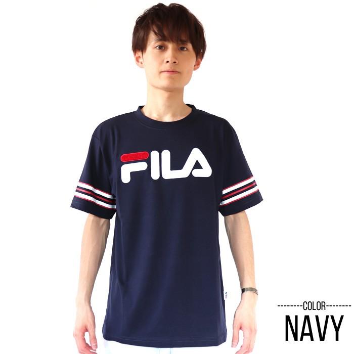FILA フィラ Tシャツ Men's サガラワッペンTシャツ 半袖 トップス | FILA | 06