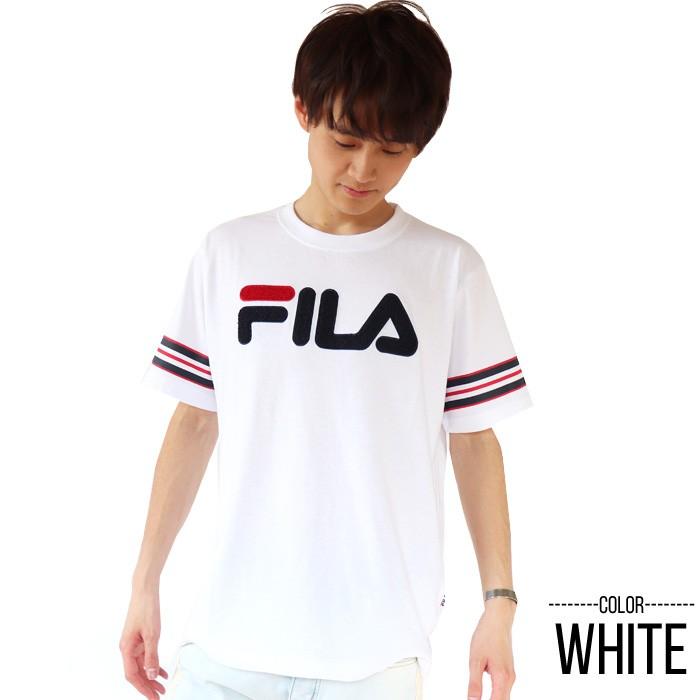 FILA フィラ Tシャツ Men's サガラワッペンTシャツ 半袖 トップス | FILA | 08
