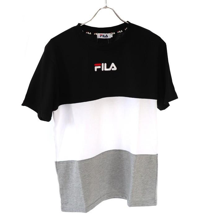FILA フィラ Tシャツ Men's サガラワッペンTシャツ tシャツ tee ウィメンズ カジュアル | FILA | 10