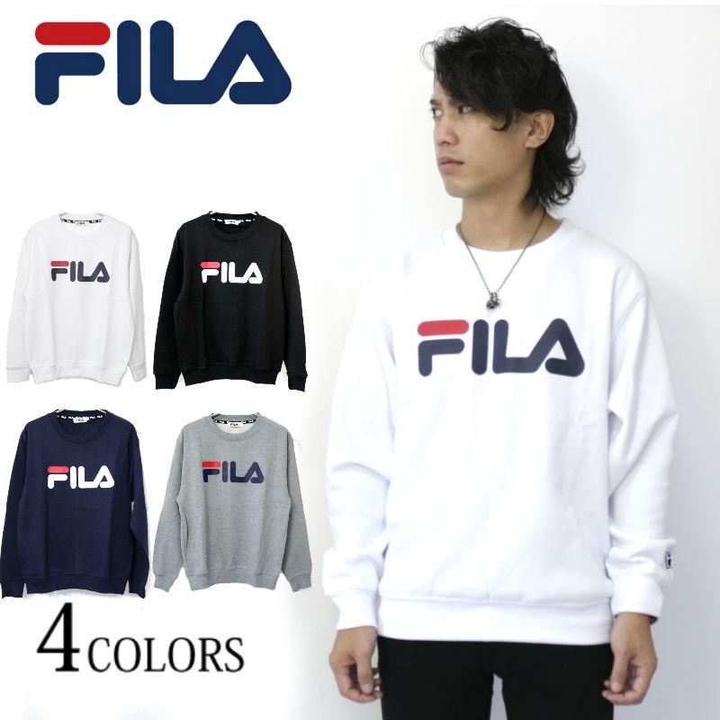 FILA フィラ デカロゴプリントトレーナー スウェット カジュアル ストリート系 スポーツ | FILA