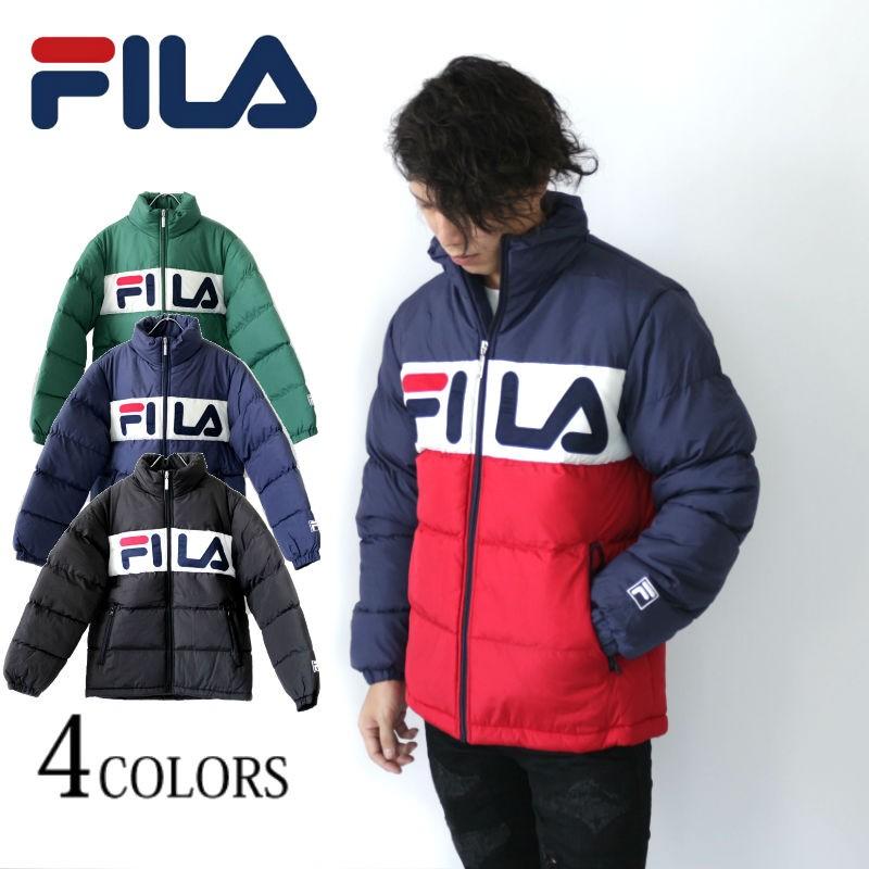 FILA フィラ 切替中綿スタンドジャケット ダウンジャケット スタンドカラー メンズ レディース 大きいサイズ アウター ジャンバー  秋冬 XL XXL 2L 3L | FILA