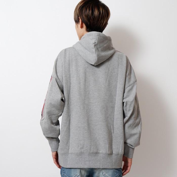 FILA フィラ ロゴテーププルパーカー スウェット スエット メンズ プルオーバーパーカー 長袖 カジュアル ストリート | FILA | 02