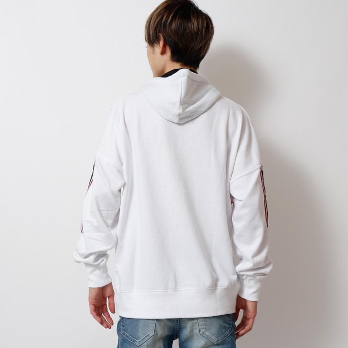 FILA フィラ ロゴテーププルパーカー スウェット スエット メンズ プルオーバーパーカー 長袖 カジュアル ストリート | FILA | 09