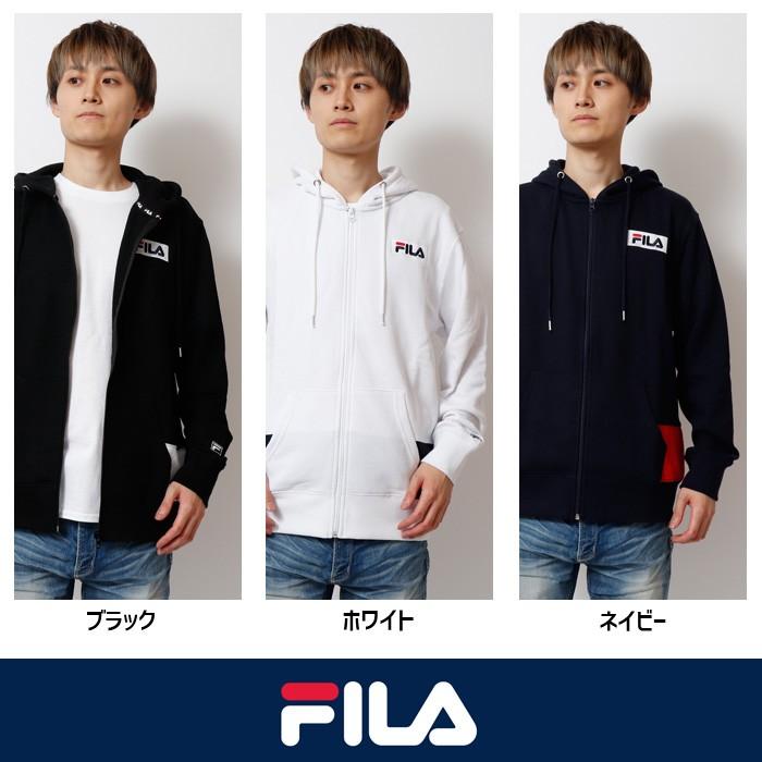FILA フィラ 袖プリントフルジップパーカー メンズ スウェット スエット 長袖 カジュアル スポーティー | FILA | 11