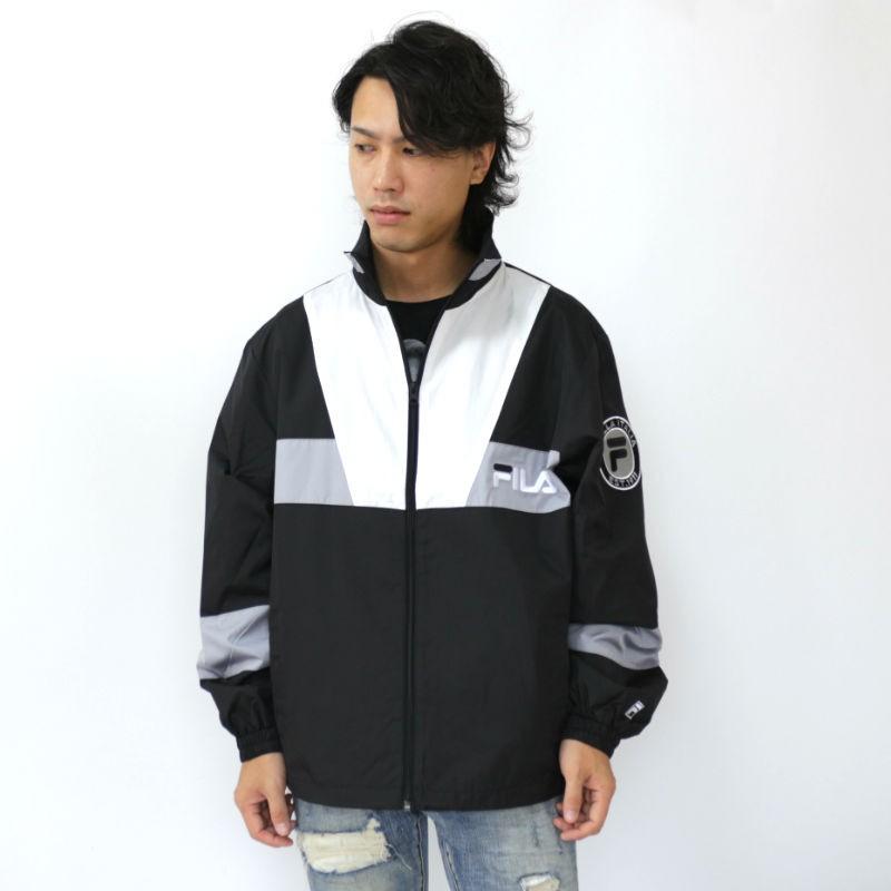 FILA フィラ バックプリントスタンドカラージャケット ジャンバー ナイロンジャケット ブルゾン カジュアル ストリート スポーツ | FILA | 05