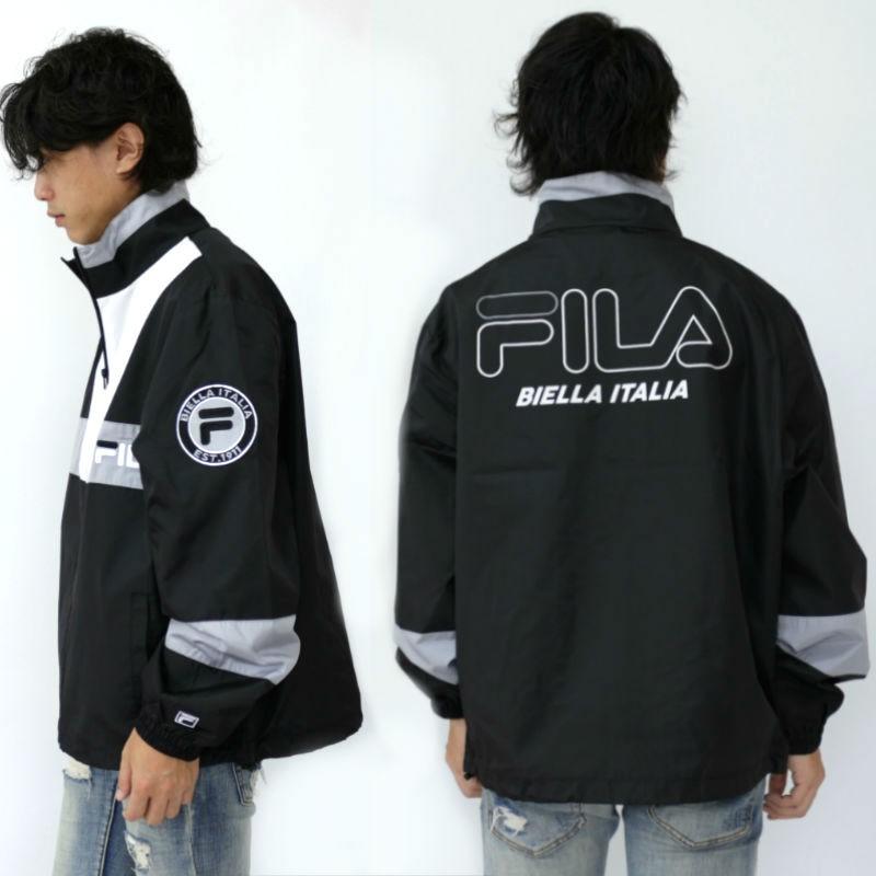 FILA フィラ バックプリントスタンドカラージャケット ジャンバー ナイロンジャケット ブルゾン カジュアル ストリート スポーツ | FILA | 06