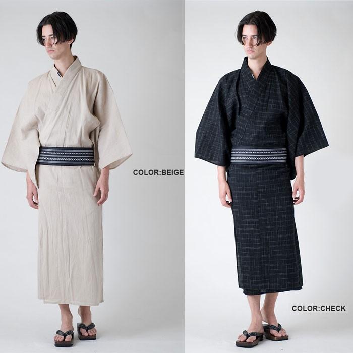 BUFFALO BOBS バッファローボブズ  YUKATA 浴衣 3点セット 下駄 ワンタッチ帯 綿素材 桐下駄 |  | 03