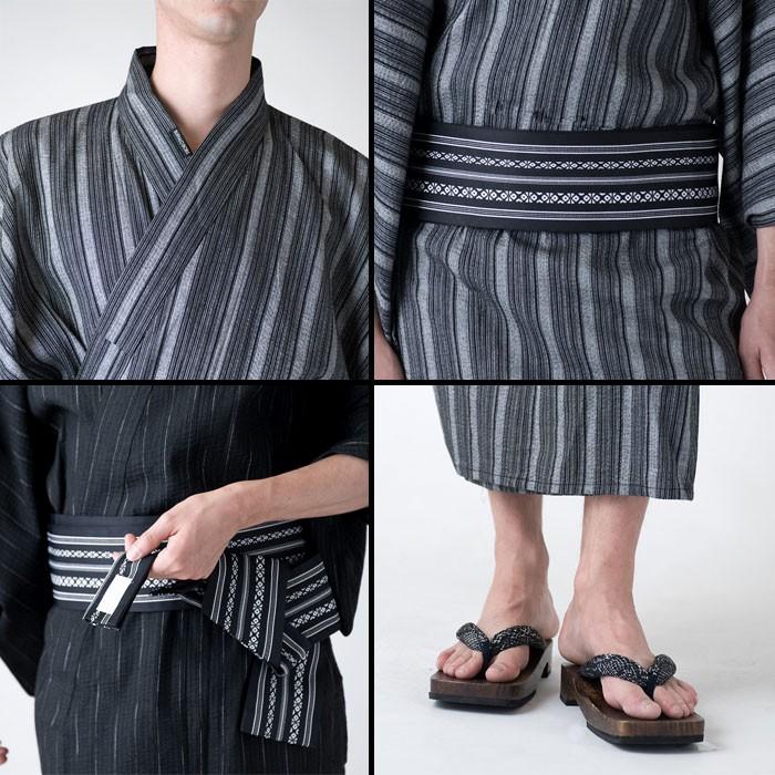 BUFFALO BOBS バッファローボブズ  YUKATA 浴衣 3点セット 下駄 ワンタッチ帯 綿素材 桐下駄 |  | 04