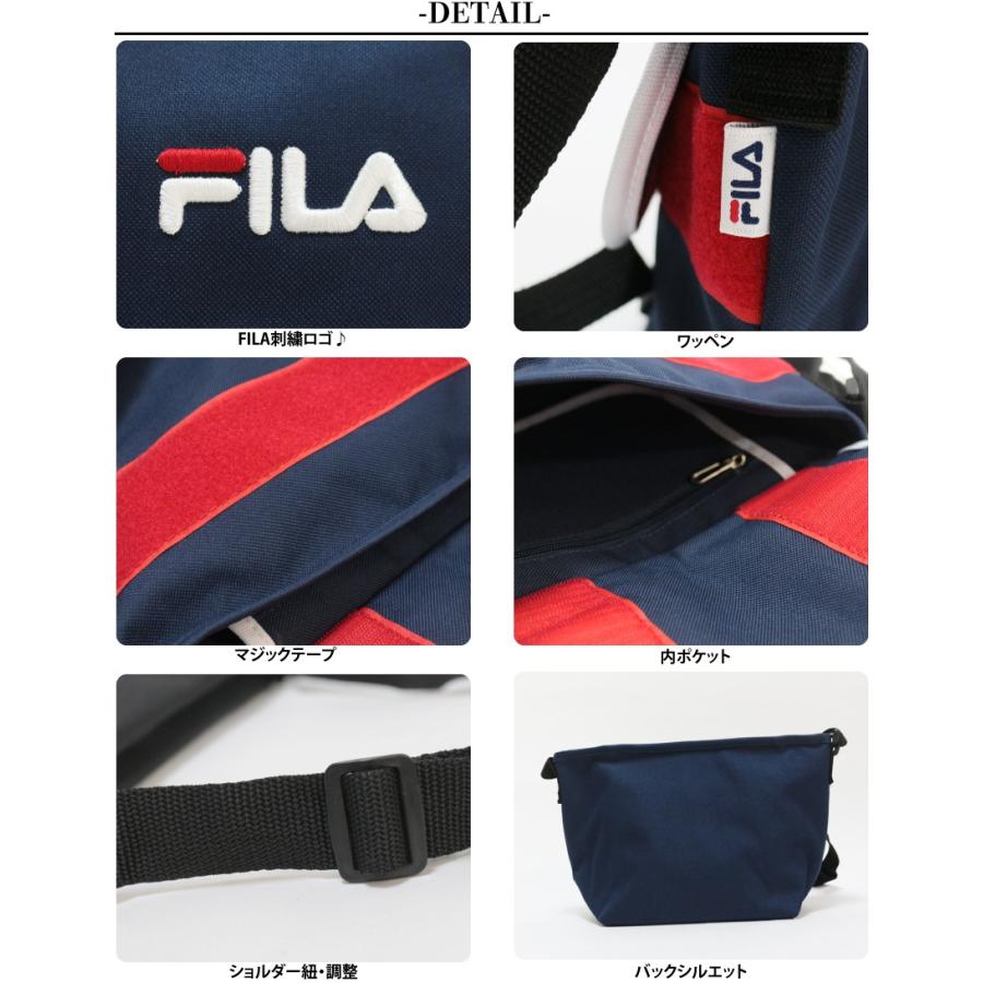 FILA フィラ ミニショルダーバッグ バッグ 肩掛け 斜め掛け 鞄 スポーツ レディース メンズ 男女兼用 通学 部活 | FILA | 06