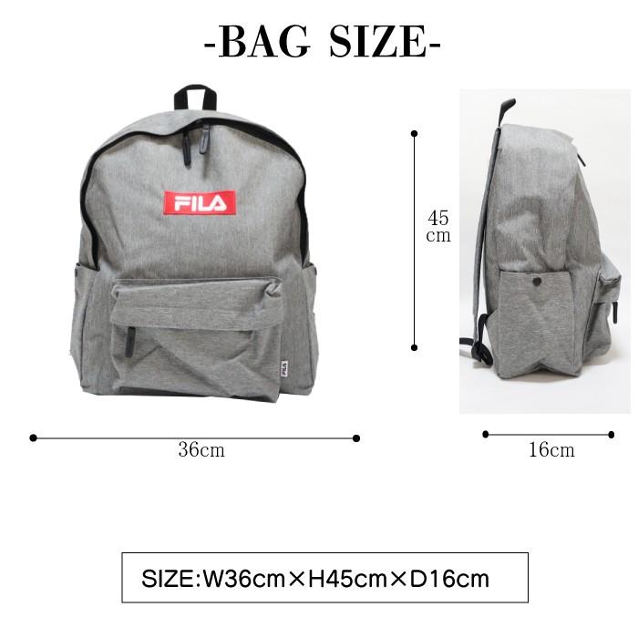 FILA フィラ リュック ビッグデイデイパック 大容量 旅行 A4サイズ メンズ レディース | FILA | 02