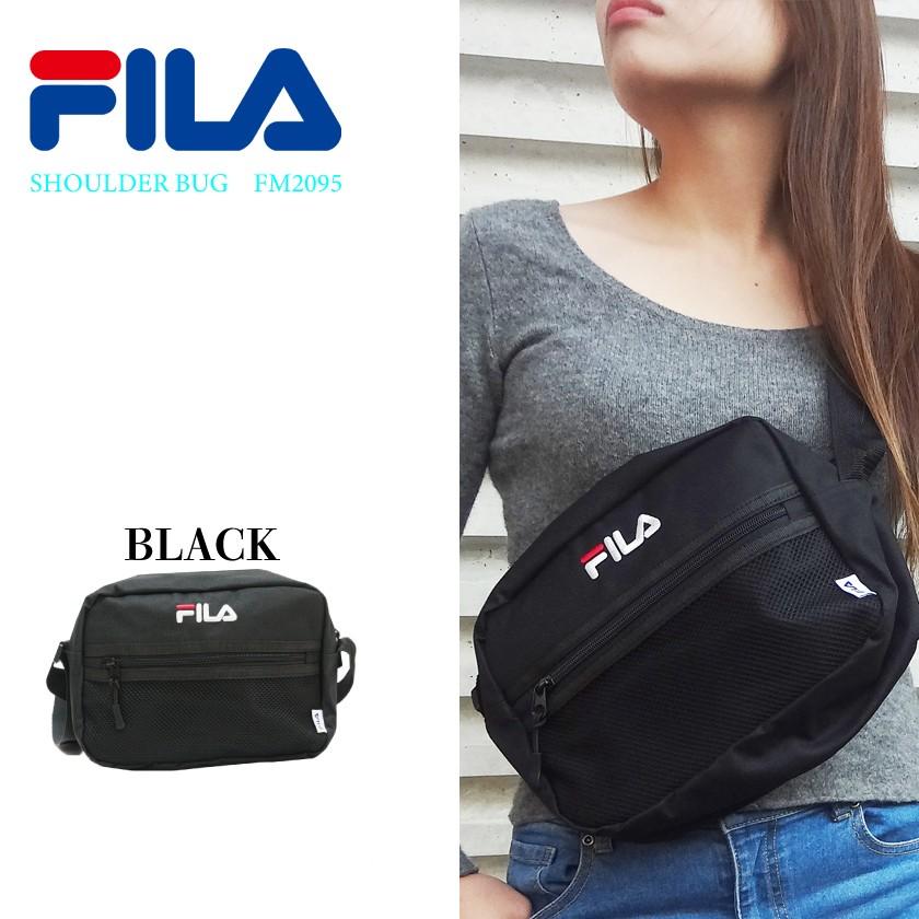 FILA フィラ ショルダーバッグ メッシュ レディース サコッシュ メンズ メッシュポケット ミニバッグ キッズ 斜めがけ ストリート ミニショルダー | FILA | 02