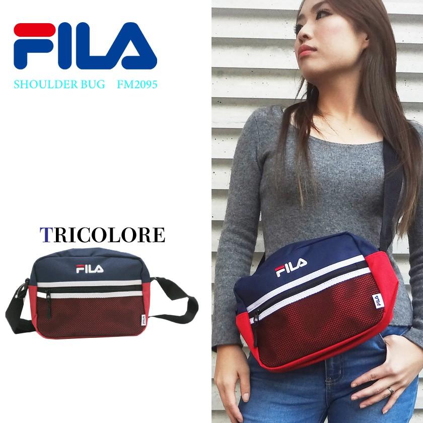 FILA フィラ ショルダーバッグ メッシュ レディース サコッシュ メンズ メッシュポケット ミニバッグ キッズ 斜めがけ ストリート ミニショルダー | FILA | 03