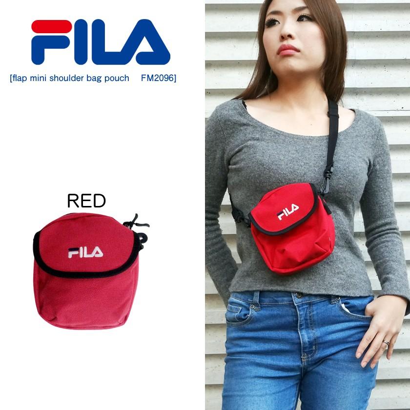 FILA フィラ フラップミニショルダー flap mini shoulder bag pouch フラップ付き ミニ ショルダーバッグ  ポーチ メンズ レディース ユニセックス 男女兼用 | FILA | 03