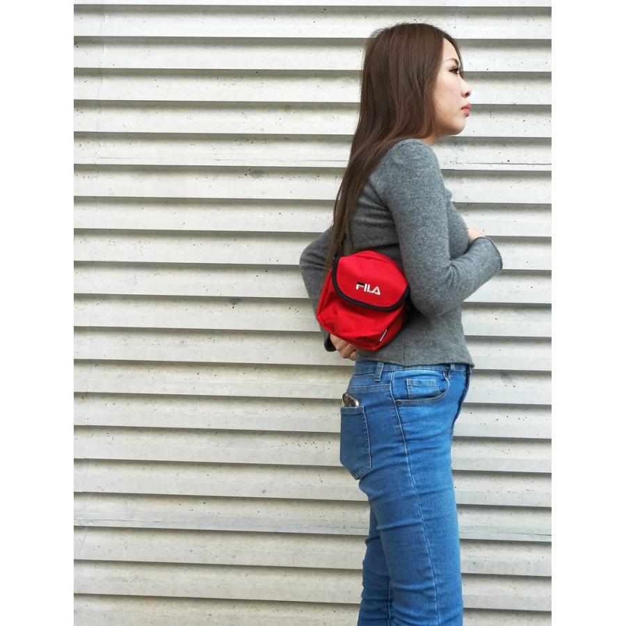 FILA フィラ フラップミニショルダー flap mini shoulder bag pouch フラップ付き ミニ ショルダーバッグ  ポーチ メンズ レディース ユニセックス 男女兼用 | FILA | 09