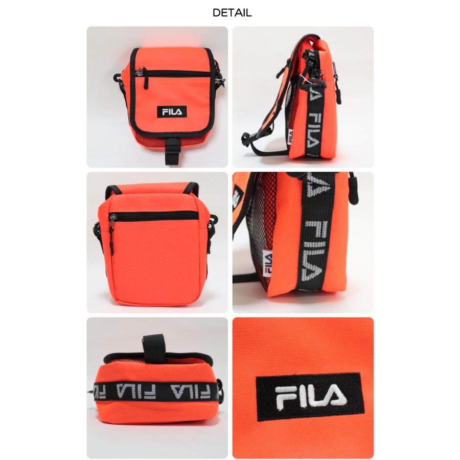 FILA フィラ ロゴテープフラップミニショルダー 小さめ メンズ レディース バックインバック ショルダー FM2140 | FILA | 06