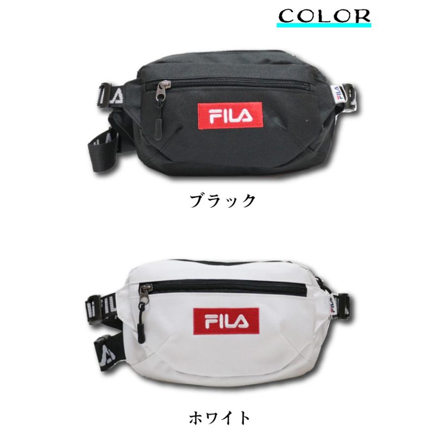 FILA フィラ ロゴテープウエストバッグ 男女兼用 メンズ ウエストポーチ 6色 ストリート カジュアル レディース | FILA | 02