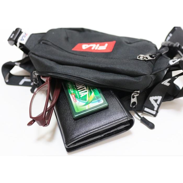 FILA フィラ ロゴテープウエストバッグ 男女兼用 メンズ ウエストポーチ 6色 ストリート カジュアル レディース | FILA | 05