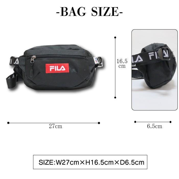 FILA フィラ ロゴテープウエストバッグ 男女兼用 メンズ ウエストポーチ 6色 ストリート カジュアル レディース | FILA | 08