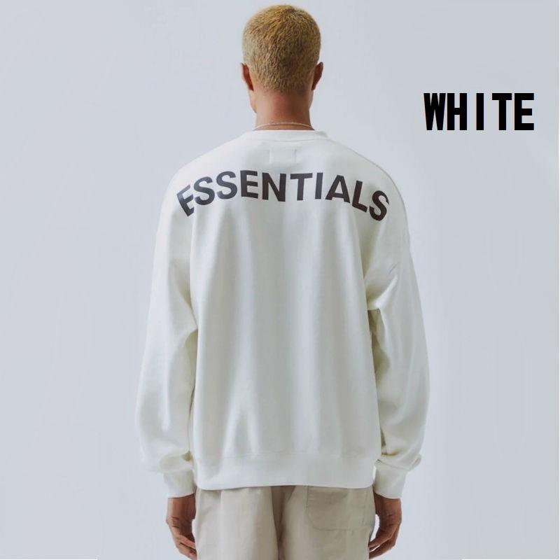 新品　裏起毛　ESSENTIALS バックロゴ トレーナー　Mサイズ FOG ESSENTIALS トレーナー スウェット ESSENTIALS