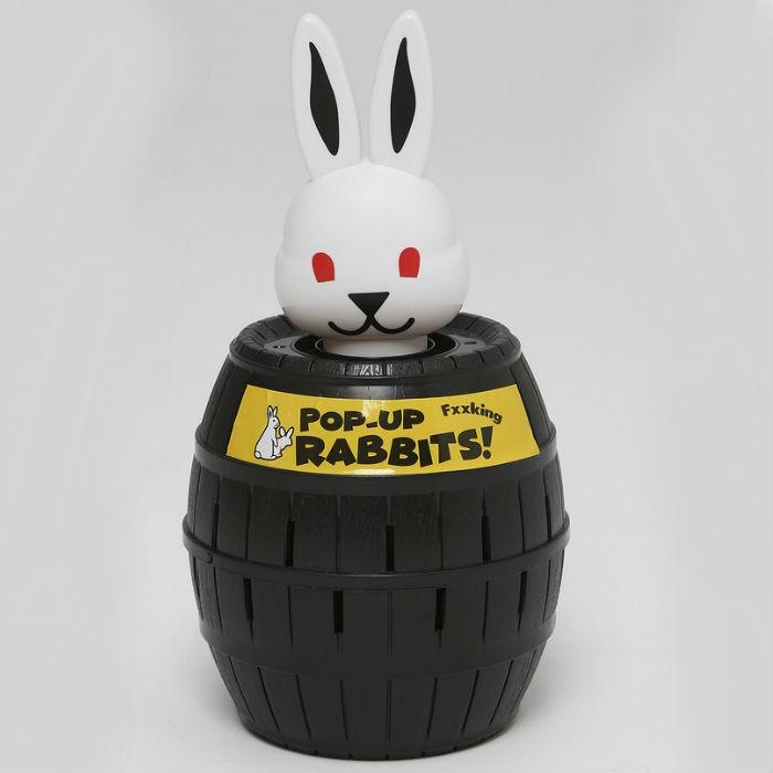FR2 エフアールツー POPUP RABBITS おもちゃ パーティーゲーム TOY プレゼント おもしろ ウサギ ブラック 黒 |  | 01