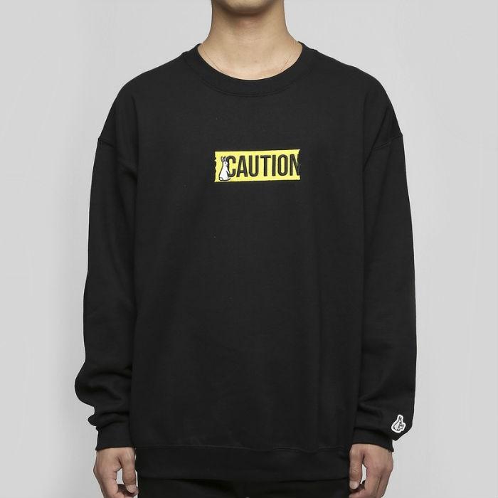 FR2 エフアールツー CAUTION Embroidery Sweatshirt メンズ レディース